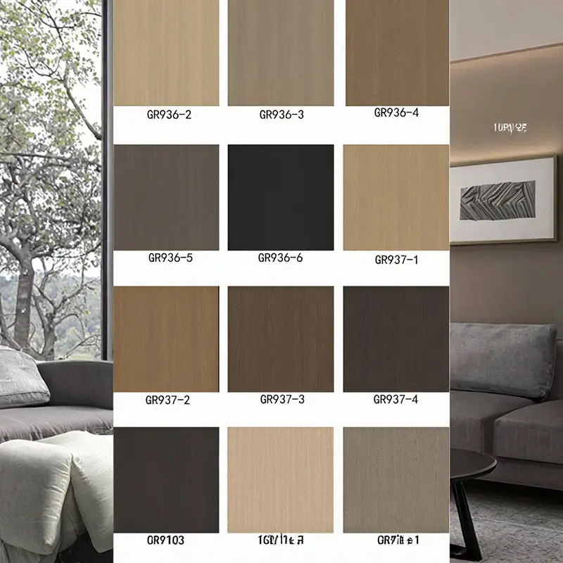 আধুনিক ডিজাইন শৈলী পিভিচি আলংকাৰিক ফিল্ম