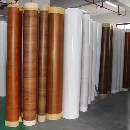 PVC কাঠ শস্যৰ ফিল্ম Vinyl পাকঘৰ আৰু আচবাব